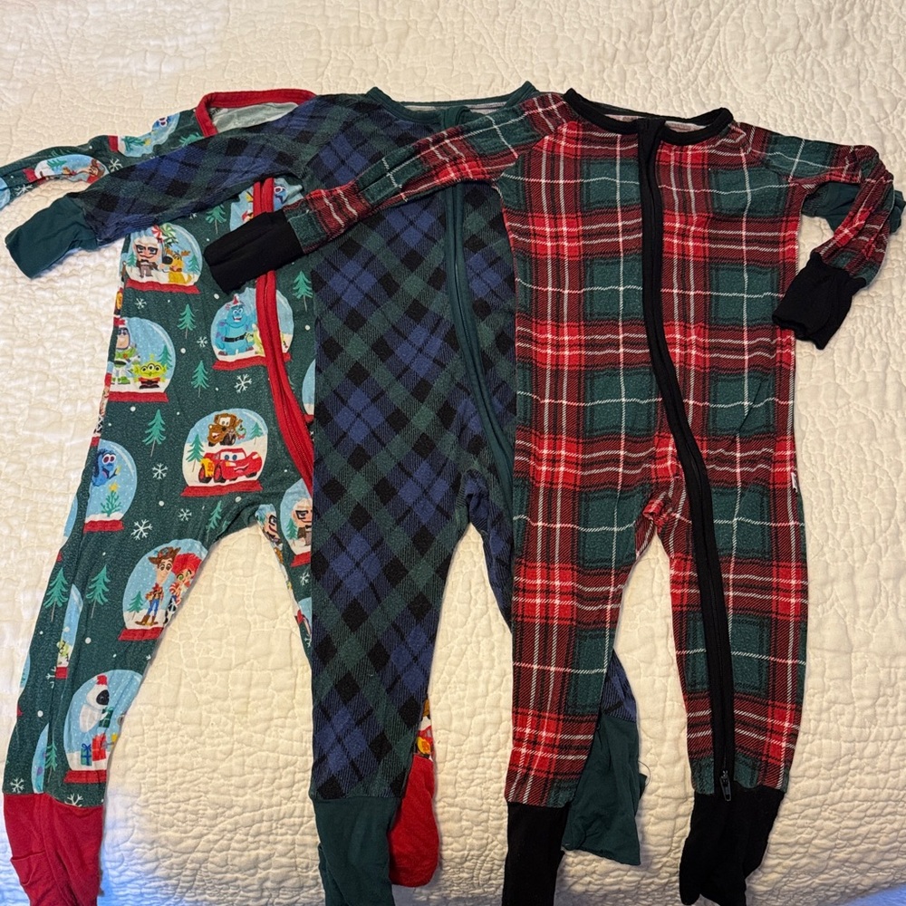 Little Sleepies Holiday Bundle 6-12 month